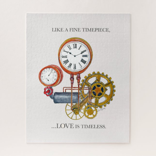 Puzzle Reloj de vintage (Vertical)