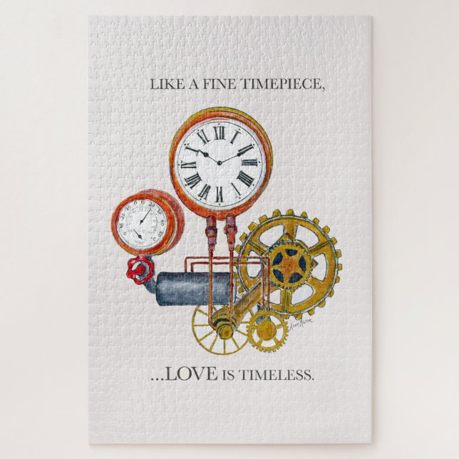 Puzzle Reloj de vintage (Vertical)