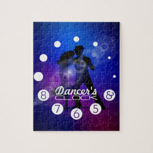 Puzzle Reloj del bailarín con los números para bailarin