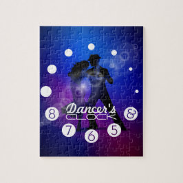 Puzzle Reloj del bailarín con los números para bailarines