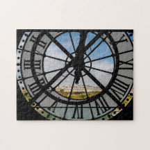 Reloj gigante de cristal en el Museo de Orsay - Pa