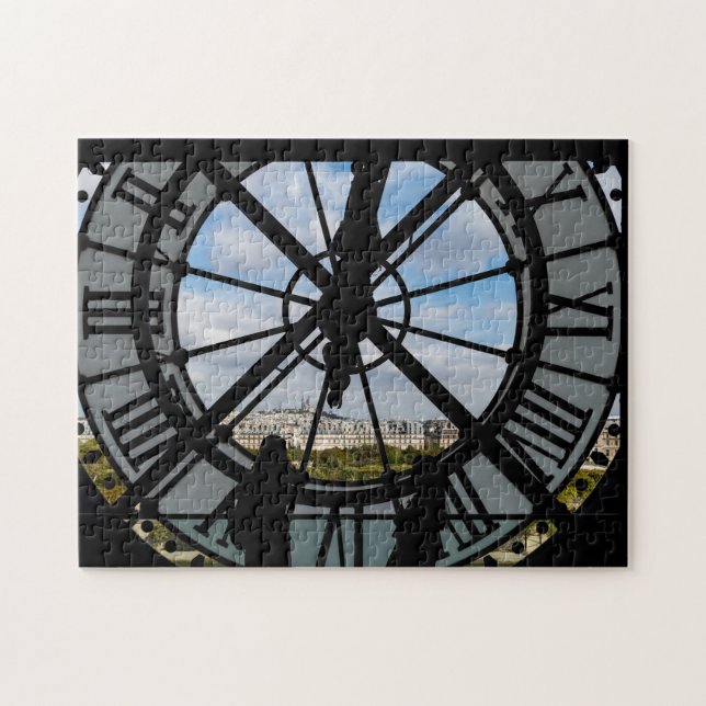 Puzzle Reloj gigante de vidrio en el Museo de Orsay - Par (Horizontal)