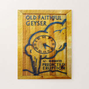 Puzzle Reloj Old Faithful.