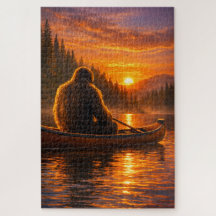 Remanso del atardecer en la canoa de Bigfoot
