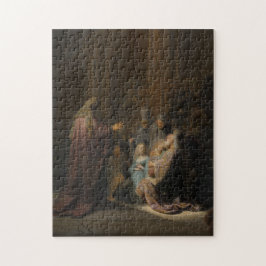 Puzzle Rembrandt, canción de elogio de Simeon - Bella Art