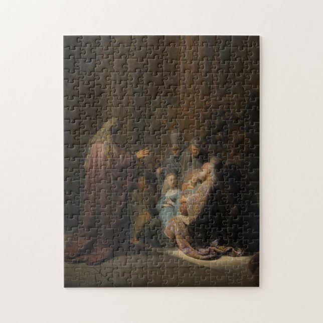 Puzzle Rembrandt, canción de elogio de Simeon - Bella Art (Vertical)