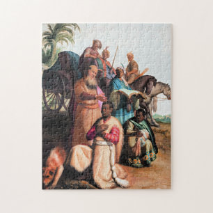Puzzle Rembrandt - El bautismo del eunuco,