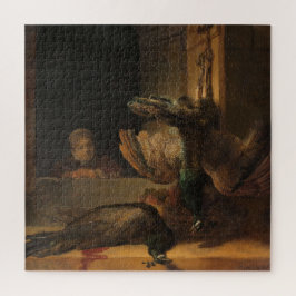 Puzzle Rembrandt, vida fija con pavos reales - Bella Arte