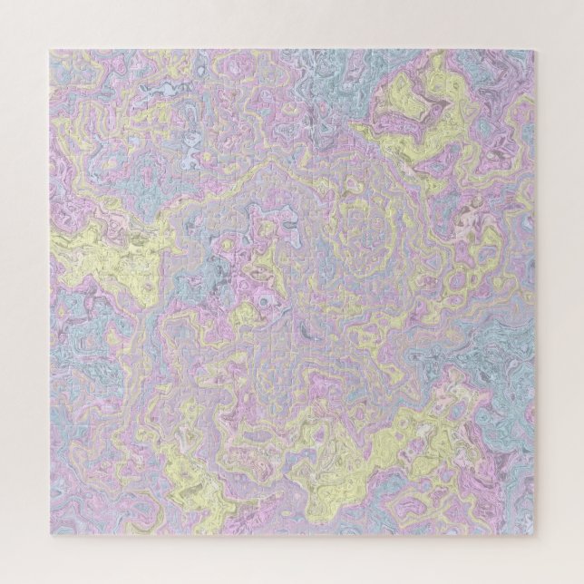 Puzzle Remolino Cyan, Amarillo, Magenta (Vertical)