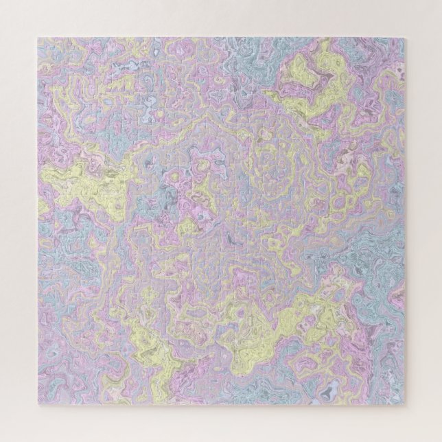 Puzzle Remolino Cyan, Amarillo, Magenta  (Vertical)