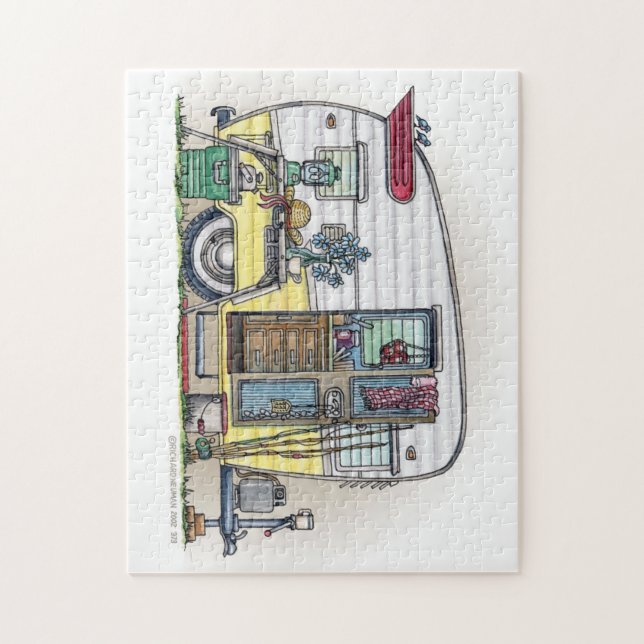 Puzzle Remolque de campista de Shasta rv (Vertical)