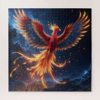 Puzzle Renacimiento Celestial Fénix — El pájaro eterno