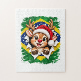 Puzzle Reno de Navidad Brasileño