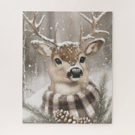 Puzzle Reno Invierno Navidad Fiesta