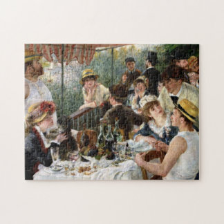Puzzle Renoir: Alumerzo del fiesta del canotaje