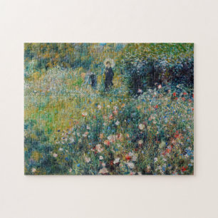 Puzzle Renoir - Mujer con un Parasol en un Jardín