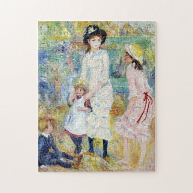 Puzzle Renoir - Niños en la costa, Guernsey (Vertical)