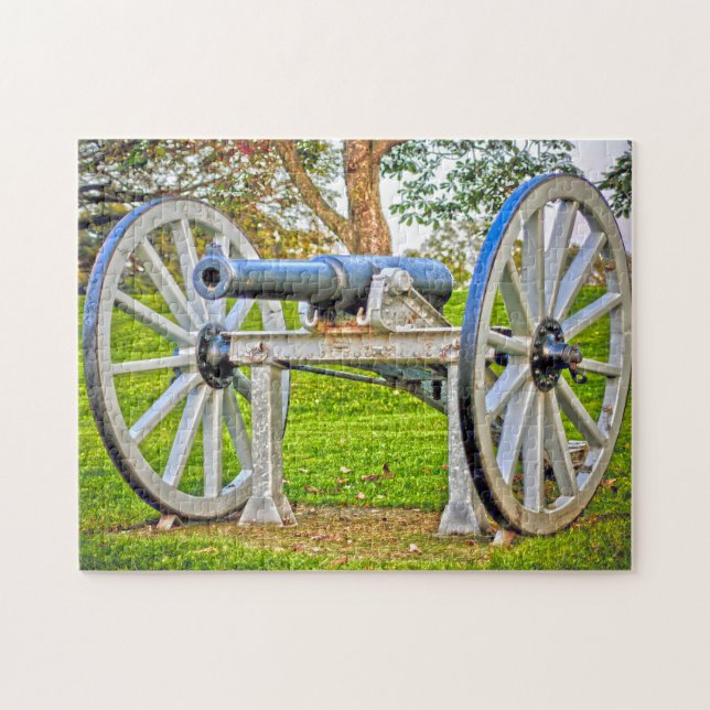 Puzzle Réplica Cannon Nova Scotia Canada. (Horizontal)