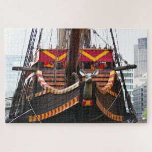 Puzzle Réplica del buque Golden Hind, Londres, Inglaterr