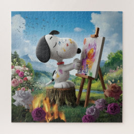 Puzzle Representación en 3D de una pintura de un artista 