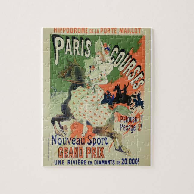 Puzzle Reproducción curso de París de una publicidad de (Vertical)