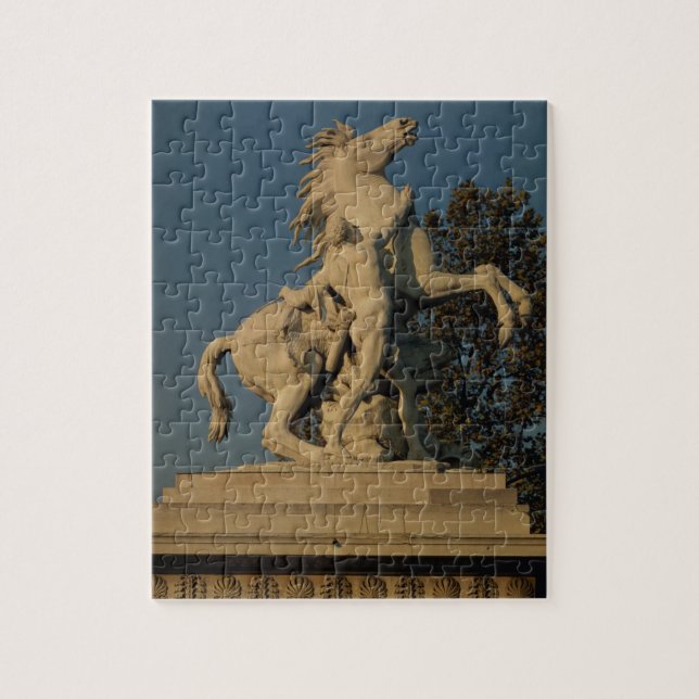 Puzzle Reproducción de una del originall de dos "caballos (Vertical)