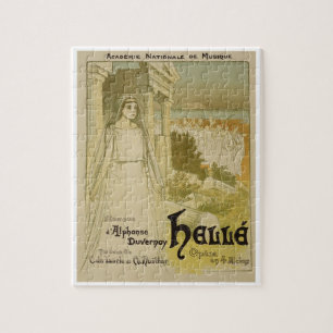 Puzzle Reproducción de una publicidad de poster la ópera