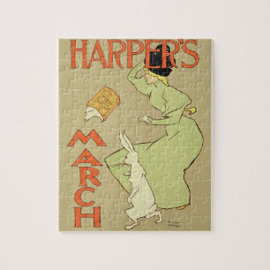 Puzzle Reproducción mag de Harper de una publicidad de