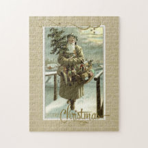 Reproducción Vintage de St Nick Navidad