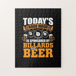 Puzzle Reproductor de Billiards   Hoy Billar Y Cerveza