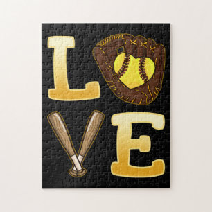 Puzzle Reproductor de Softbol Deportivo
