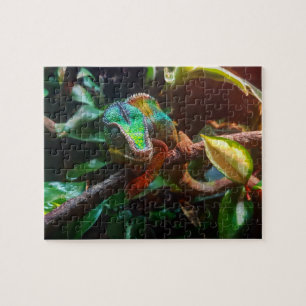 Puzzle Reptil propietario de Panther Chameleon
