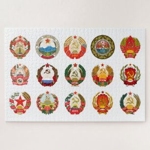 Puzzle Repúblicas de la Unión Soviética