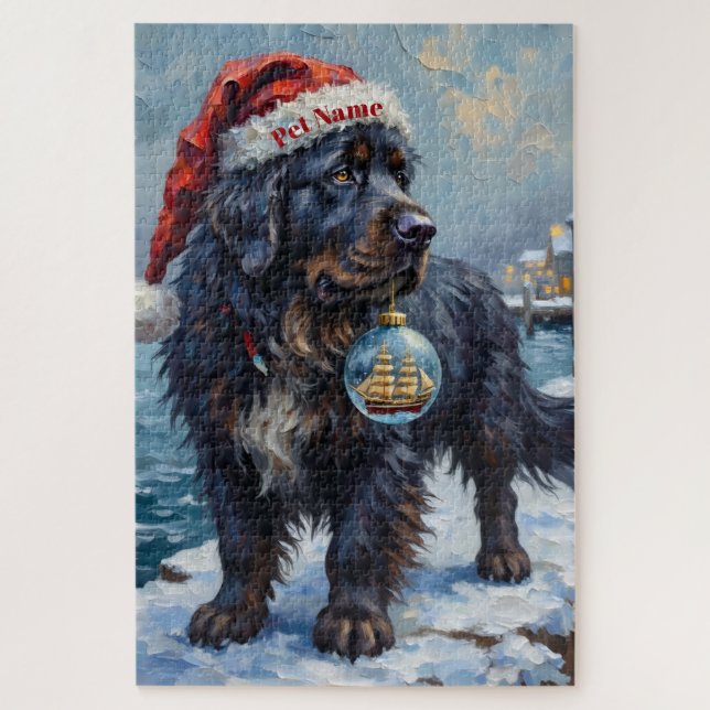 Puzzle Rescate Navideño Suave de Terranova (Vertical)