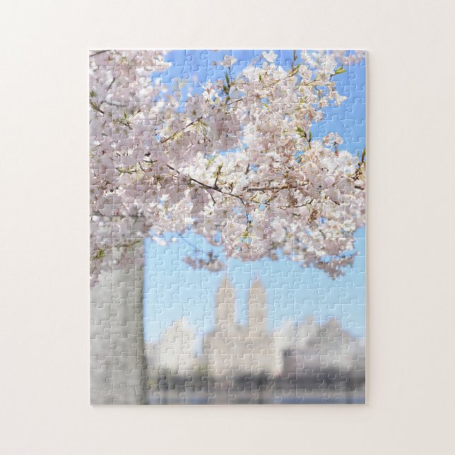 Puzzle Reserva Central Park Flores de cerezo de primavera (Vertical)