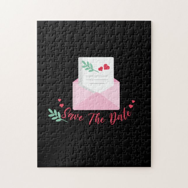 Puzzle Reserva la fecha para bodas (Vertical)
