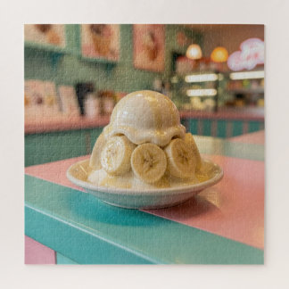 Puzzle Resin Banana Sundae | Retro Ice Cream Shop