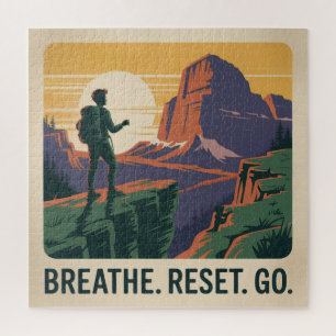 Puzzle Respira. Restablece. Ve.