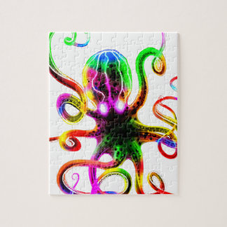 Puzzle Resplandor de Kraken del arco iris