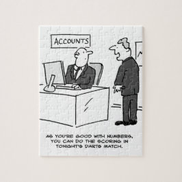 Puzzle Responsable de Office al que se le pide que puntee