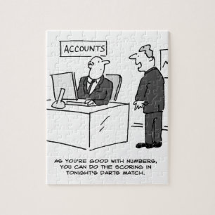 Puzzle Responsable de Office al que se le pide que puntee