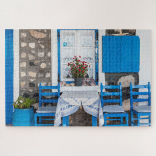 Puzzle Restaurante tradicional Oia Santorini Grecia
