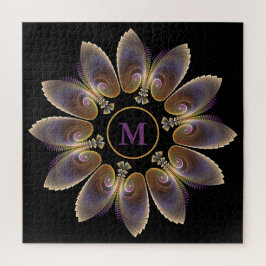 Puzzle Resumen Angel Wings Mandala Fractal Monograma