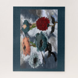 Puzzle Resumen Art Watercolor Floral