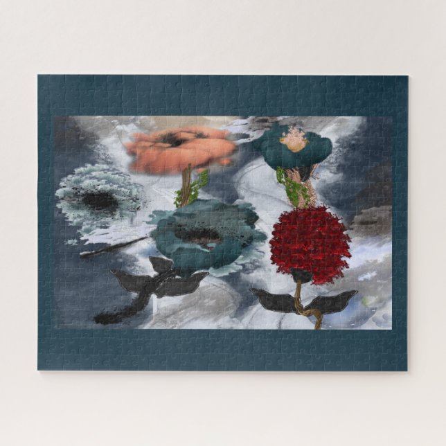 Puzzle Resumen Art Watercolor Floral (Horizontal)