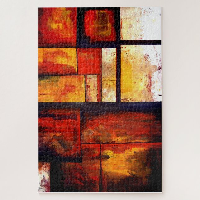 Puzzle Resumen Arte Original Creativo Moderno (Vertical)