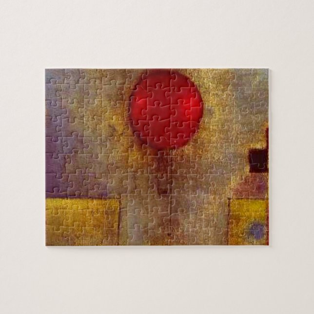Puzzle Resumen colorido del globo rojo Paul Klee (Horizontal)
