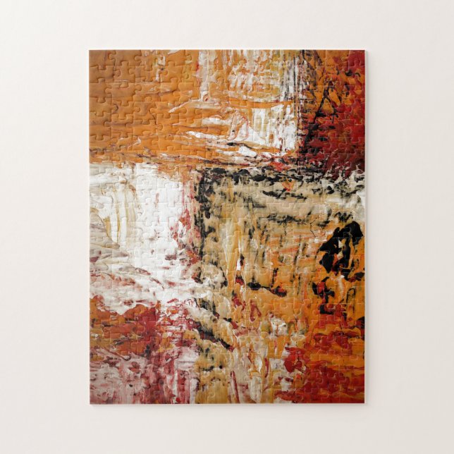 Puzzle Resumen de arte de pintura expresionista (Vertical)