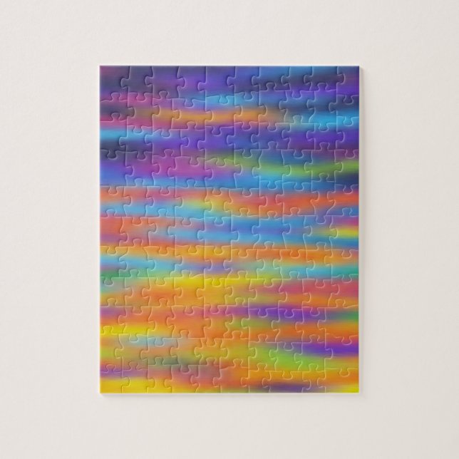 Puzzle Resumen de arte del cielo del desierto Sunset (Vertical)