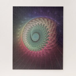 Puzzle Resumen De Arte Fractal Moderno Y Colorido